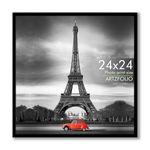 ArtzFolio Wall Photo Frame D581 | Extra Large Size Wall Photo Frames | Big Oversize Picture Frames Bedroom, Home & Office | Black | 24x24 inch (61x61 cms)