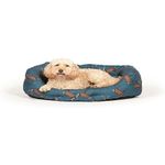 Danish Design Teal Woodland Stag Machine Washable Deep Filled Dog/Puppy Slumber Bed 30 Inch