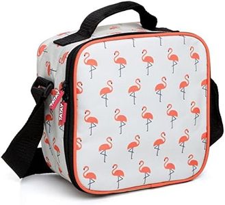 EcoDecors Casual 9in Wide Take Away with Storage Containers (Flamingo, 1)