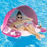 COOLCOOLDEE Pool Float with Canopy,