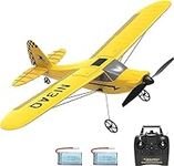 VOLANTEXRC RC Airplane 2.4Ghz 3CH Sport Cub S2 400mm Remote Control Plane Ready to Fly Radio Control Aircraft for Beginner with Xpilot Stabilization System, One Key Aerobatic (761-14 RTF)