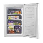 55cm Undercounter Freezer with Adjustable Temperature and Reversible Door in White - SFZ55WH