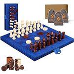 Magnetic Chess Set & Checkers Set 2