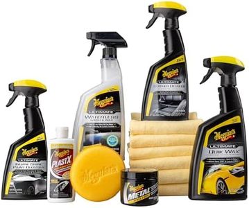 Meguiar’s Ultimate Motorcycle Starter Kit - Premium Detailing Kit That Bundles Together The Perfect Motorcycle Cleaning Products, Detailing Products, and Motorcycle Accessories to Apply and Remove