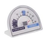 Fridge Thermometer or Freezer Thermometer Dial With Recommended Temperature Zones Cooler Chiller