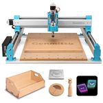 Genmitsu CNC Machine 4040-PRO for Wood Acrylic MDF Nylon Carving Cutting, GRBL Control, 3 Axis CNC Router Machine, Working Area 400 x 400 x 84mm (15.7” x 15.7” x 3.31”)