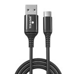 TORADAR Unbreakable 60W (3A/20V) Fast Charging 2 meter premium Braided Type C Cable for Smartphones, Tablets, Laptops & other Type C devices, PD Technology, 480Mbps Data transfer with Quick Charge