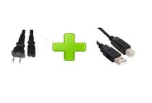 TacPower AC Power Cord+USB Cable for Canon PIXMA MG2520 MG2550 MG2920 MG2922 Printer NEW