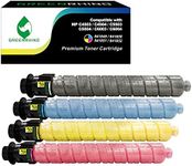 GREENRHINO Remanufactured (High Yield) Toner Cartridge Replacement for Ricoh MP C4503 MP C5503 MP C6003 MP C4504 MP C5504 MP C6004, 841849-841852 (1 Black, 1 Yellow, 1 Magenta, 1 Cyan, 4-Pack)