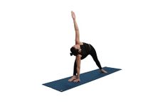 Yoga-Mad Studio Yoga Mat | Extra Long 220cm Length | 60cm Width | Non Slip High Density Exercise Mat | Used for Pilates, Yoga, Stretching, Home Workouts and General Fitness