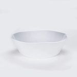 American Metalcraft CBL185CL Round Melamine Serving Bowl, Crave Collection, Cloud, 185-Ounces