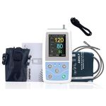 MEDILMA® CMS Battery Operated Ambulatory Blood Pressure Monitor PM50 with Adult Cuff for BP Monitoring at Home, Hospital, Clinic 24 Hours Portable 2.4 Inch LCD Display, 1 Year Warranty