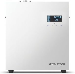 AromaTech AromaPro Bluetooth Essential Oil Diffuser for Aromatherapy Oils, Nebulizing Diffusion System, Heat-Free System for Home or Commercial Use, Covers up to 4,000 Square feet (White)