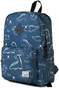 Kids Backpack for School,VASCHY Lightweight Water Resistant Bookbag Casual Daypack for Man/Boys Dinosaurs