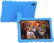 BYYBUO Kids Tablet, 10.1 inch Android 13 Tablet for Kids, 2GB RAM 32GB ROM 6000mAh Battery, Toddler Tablets with Bluetooth, WiFi, Parental Control, Dual Camera, Shockproof Case