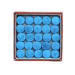 GOSONO 50pcs/lot 13mm Blue Billiard Pool Cue Tips Hardness in M Billiard Snooker Cue Stick Tip Billiard Accessories