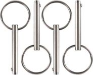 4 Pcs Quick Release Pin, Diameter 1/4", Usable Length 1-1/2", Overall Length 2", Full 316 Stainless Steel, Bimini Top Pin, Marine Hardware