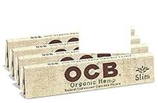 Beamer Smoke 8 OCB Organic Hemp King Size Slim Cigarette Rolling Papers Packs (32 Rolling Papers Per Pack)