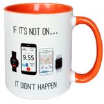 Gifts for Runners, Cyclists and Fitness Lovers - Perfect Presents for Men Who Love Running and Cycling - Running Gifts - Cycling Gifts - 330ml Ceramic Mug