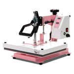 Heat Press Nation CraftPro Heat Press (12" x 15" Swing-Away, Pink)