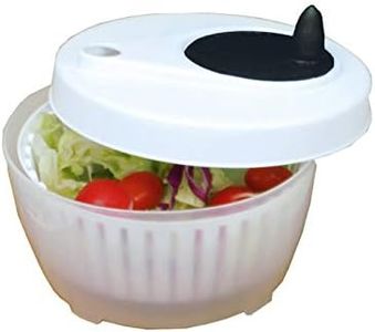 Excelsteel Cook Pro Inc Mini Salad Spinner, 1.4-Quart, White