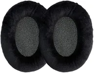 kwmobile 2X Earpad Compatible with Sennheiser HD 559/569 / 599 - Replacement Velour Earpad Cushion for Headphones - Black