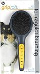 JW Gripsoft Pin Brush, Grey/Yellow, Large