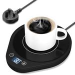 Coffee Mug Warmer for Desk, Smart Cup Coffee Tea Warmer Electric Beverage Warmer With 3 Temperature Settings, 2-12H Auto-off, Coffee, Tea and Milk Warmer for Office Home Desk Use (Not include cup)