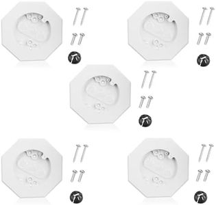 8161-5 Vertical Siding Lamp Octagon Mounting Kit (5pack) Siding Mounting Kit with Built-in Electrical Box,8161 Vertical Siding Lamp Mounting Kit,for T-111,HardiePlank Lap Siding, and Flat Surface