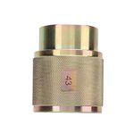 Fork Seal Driver, Carbon Steel Universal Motorcycle Fork Oil Seal Driver Tool Split Design Carbon Steel for Traditional Inverted Front Forks (43mm)