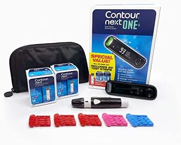 CONTOUR NEXT ONE Blood Glucose Monitoring System All-in-One Kit for Diabetes