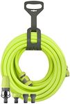 Flexzilla Garden Hose Kit with Quick Connect Attachements, 1/2 in. x 50 ft., Heavy Duty, Lightweight, Drinking Water Safe - HFZG12050QN