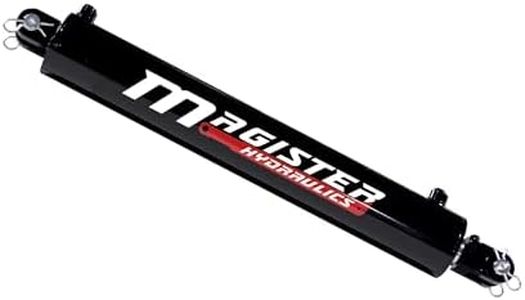 Magister Hydraulics Double Acting Hydraulic Cylinder - Clevis End Hydraulic Cylinder 3500 PSI - Heavy Duty Clevis 5" bore 48" Stroke (5x48)