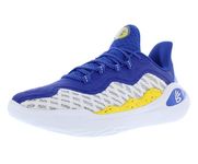 Under Armour Curry 11 Champion Mindset Unisex Shoes, Blue/Yellow, 13.5 Women/12 Men