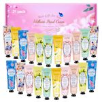 Hand Cream Set, 21 Pack Hand Cream Women's Gift Set, Fragrant Hand Foot Day Night Cream Moisturizer, Mini Hand Cream Set, Small Gift Set Body Cream for Women and Men, Christmas & Birthday Gift