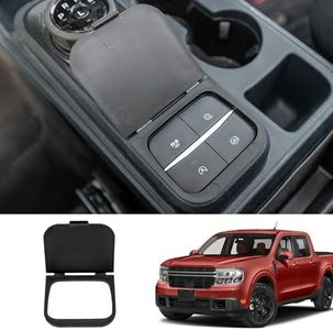 Maxzina Center Console Button Cover Compatible with 2022-2025 Ford Maverick Gear Shift Button Cover Shifter Switch Panel Button Cover for 2024 Maverick Accessories