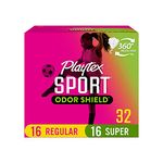 Playtex Sport Fresh Balance Tampons, Regular And Super Scented, 32 Count