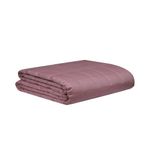 Mysasleep Weighted Blanket - Cooling Breathable Microfiber with Premium Glass Beads (Flamingo 60" x 80" 15 LB)