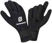 Summshall Kids 3mm Neoprene Gloves, Thermal Anti-Slip Swim Gloves UV50+ Keep Warm for Diving Kayaking Snorkeling Water Sports