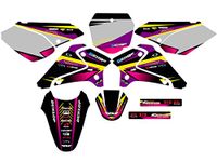 2001-2007 DRZ 125 Surge Purple Senge Graphics Complete Kit Compatible with Suzuki