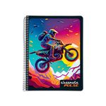 Classmate Pulse Single Subject Spiral Notebook - Pack of 1 | Unruled | 200 Pages | 24.0cm x 18.0cm | Attractive Cover Designs | Soft Cover | Notebooks for College Students