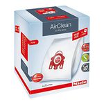 Miele AirClean 3D Efficiency Dust Bag, Type FJM, XL Value Pack, 8 Bags & 4 Filters package may vary