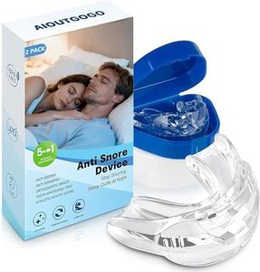 Anti Snoring Devices 2 Pcs Anti Snore Mouth Guard for Sleeping- Effective Sleep Apnea Devices, Snore Stopper| Soft Comfort Anti Snoring Mouthpiece to Reduce Snoring for Men & Women
