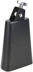 Stagg CB305BK Rock Cowbell for Drumset,Black,5.5-Inch