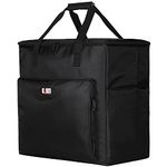 Hallart BUBM Desktop Computer Carrying Case, Padded Nylon Carry Tote Bag for Transporting Computer Tower PC Chassis,Monitor(Up to 24 inch),Keyboard,Cable and Mouse