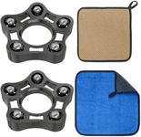 2 Pack Bowling Ball Spinners & 2 Bowling Shammy, Bowling Ball Cleaner Kit