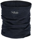 Rab Filament Neck Tube Quick-Drying Fleece Neck Gaiter for Skiing, Hiking, & Climbing - Beluga - One Size