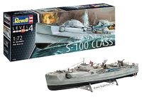 Revell 05162 German Fast Attack Craft S-100 Class 1:72 Scale Unbuilt/Unpainted Plastic Model Kit, Various