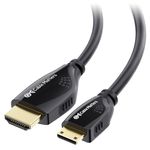 Cable Matters High Speed HDMI to Mini HDMI Cable (Mini HDMI to HDMI) 4K Resolution Ready 25 Feet