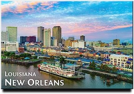 New Orleans Fridge Magnet Louisiana Refrigerator Door Photo Magnet Travel Souvenir